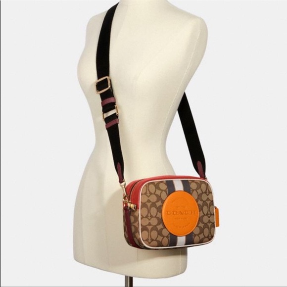 Coach Handbags - COACH Signature Dempsey Camera Bag